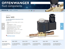 Tablet Screenshot of offenwanger.com